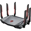 Image de MSI Radix AXE6600 WiFi 6E Routeur Gaming Tri-Bande - WLAN Rapide jusqu'à 6600 Mbps (6GHz, 5GHz, 2.4GHz sans Fil), Priorité AI QoS, MU-MIMO, Beamforming, WPA3, WAN/LAN 2.5G & 4 x Ports LAN 1G - RGB