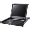 Image de Aten CL1000M commutateur écran, Clavier et Souris Grille de Montage Noir