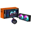 Image de GIGABYTE AORUS WATERFORCE X II 240 Refroidisseur Liquide pour processeur AIO - 2X Ventilateurs ARGB de 120 mm, écran LCD en Couleur, Daisy-Chain, Compatible avec Intel LGA 1851 et AMD AM5