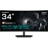 Image de GIGABYTE G34WQC2 Moniteur Gaming Incurvé 34  WQHD - 3440 x 1440, 1500R, 200Hz, 1ms, 450 CD/m², AMD FreeSync Premium, DisplayHDR 400, HDMI 2.0, Displayport 1.4