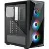 Image de Cooler Master CMP 520 Boitîer PC - Chassis ATX Moyen Tour & Panneau Avant Intake en Mesh, 3 x Ventilateurs ARGB 120mm, Latéral Verre Trempé, Refroidissement Polyvalent, Cage PSU Ventilée, Le Noir