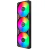 Image de Cooler Master SickleFlow Edge 360 ARGB - Monobloc 360mm à Trois Ventilateurs (PWM), Haut Flux d'air (190 CFM) & Pression Statique (3.54mmH2O), Éclairage ARGB Gen 2, Installation Facile - Noir