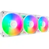 Image de Cooler Master SickleFlow Edge 360 ARGB - Monobloc 360mm à Trois Ventilateurs (PWM), Haut Flux d'air (190 CFM) & Pression Statique (3.54mmH2O), Éclairage ARGB Gen 2, Installation Facile - Blanc