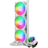 Image de Cooler Master MasterLiquid 360 Core II CPU Watercooler - Refroidisseur AIO 360mm (Max. 280W TDP), Pompe GR9 à Double Chambre, ventilateurs ARGB Gen 2 améliorés, Montage rapide kits AMD & Intel - Blanc