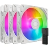 Image de SickleFlow Edge 120 ARGB White Edition Kit de Ventilateurs ventilateurs de boîtier