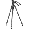 Image de Vanguard Alta Pro 3VRL 303CV18 - Trépied vidéo en Carbone (86-180cm), système de Mise à Niveau avec Inclinaison de -15°/+15°, hémisphère Amovible,
