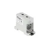 Image de Bloc de jonction alu cuivre gris (phase) 25 à 150mm² 1000V AC/DC - Rail DIN - MOREK