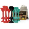 Image de TOSSIT Jeu Fléchette Ventouse, Pétanque Intérieur Extérieur pour Sol et Mur, Silicone Puissant et Durable, Starter Pack, Rouge Cyan