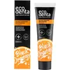 Image de Ecodenta Dentifrice au Charbon Actif Dents Blanches Sans Fluor I Blanchiment des Dents I Dentifrice Noir Saveur Orange 100ml