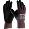 Image de ATG Gants MaxiDry® 56-425 taille 9 violet/noir Nylon EN 388 EPI II