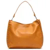 Image de MISAKO Prido Grand sac hobo avec détails métalliques female - Prido Moutarde 32 X 37 X 11 cm