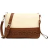 Image de MISAKO Sac bandoulière Galilea effet raphia avec poignée ED. female - Galilea Naturel 18 X 25 X 2 cm