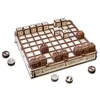 Image de EWA Eco-Wood-Art - Ensemble de Jeu de société à Construire 3-en-1 - Puzzle 3D mécanique en Bois - Puzzle pour Adultes et Adolescents - Assemblage sans Colle - 620 pièces SPIELSET Naturel