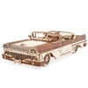 Image de UGEARS Dream Cabriolet - Cadeau de fête des pères Puzzles 3D pour Adultes Modèles mécaniques Puzzle en Bois Casse-tête Construction Craft Kits pour Adultes DIY Puzzle Learning Woodcraft Convertible