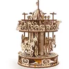 Image de UGEARS Carrousel Puzzle 3D pour Adultes - Kit de Construction en Bois Rotatif - Facile à Assembler - Puzzle 3D mécanique en Bois à Construire - Superbe Cadeau et décoration intérieure