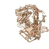 Image de UGEARS Marble Run Chain Hoist en Bois - Puzzle Mécanique 3D en Bois | pour Adultes, Kit de Modèle DIY pour Adultes, Puzzles Uniques, Jeu de Billes 3D Cadeaux pour Amateurs, 400 Pièces