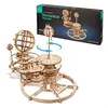 Image de UGEARS Puzzle 3D mécanique Tellurion - Cadeau de fête des pères Terre | et Lune Puzzles en Bois 3D pour Adultes, Kits de modèles pour Adultes à Construire, Kit de modèle de système Solaire éducatif