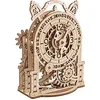 Image de UGEARS Réveil Vintage Puzzle 3D Bois - Maquette Mecanique en Bois a Construire - Horloge mécanique Puzzle 3D Kit - DIY Casse Tête Jouet Horloge pour Adultes et Enfants