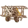 Image de UGEARS Mini-Biplan Puzzle 3D Bois - Maquette Mecanique en Bois a Construire - DIY Puzzle Jouet d'avion - Casse-tête Ensemble de Construction pour Adultes et Enfants