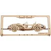 Image de UGEARS Roadster MK3 2.5D Puzzle - Maquette Voiture en Bois pour Adultes avec Pièces Mobiles - Idéal pour Fans de Puzzles en Bois et Puzzles 3D - Cadre d'art Mural Intégré pour Affichage Polyvalent