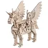Image de Playwood - Licorne modèle 3D Mobile en Bois - Maquette en Bois à Assembler soi-même - sans Colle ni Outils - A partir de 14 Ans