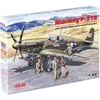Image de ICM 48125 48125-Mustang P-51B avec USAAF Pilots et Ground Personnel, Assortis