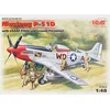 Image de ICM ICM48153 Mustang P-51D avec Pilotes USAAF/Personnel au Sol, Multicolore