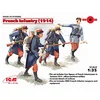 Image de ICM 035682 1/35 WWI Infanterie française, 4 Figurines en Plastique modèle Kit