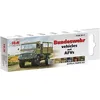Image de ICM - Acrylic Paint Set For Bundeswehr Vehicles And Afvs Icm 3017 Maquette Char Promo