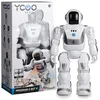 Image de Ycoo by Silverlit - Program a Bot X, Robot Radiocommandé Programmable, 40 cm - 48 Actions Programmables - Capteurs de Mouvements - Effets Sonores et Lumineux.
