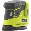Image de RYOBI - Ponceuse Triangulaire 18V ONE+ - Patin 100x140mm, Poignée Bi-matière, Trappe Aspiration - Ø Oscillation 1,8mm, 22000osc/min - Livrée avec 6 Abrasifs, sans Batterie ni Chargeur - R18PS-0