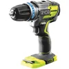 Image de RYOBI - Perceuse-visseuse à percussion BRUSHLESS moteur sans charbons 18V - 2 vitesses - 60 Nm - 440-1 700 tr/min - 27 200 cp/min - réglage de couple électronique - mandrin métal 13 mm - R18PDBL-0