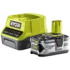 Image de Pack énergie RYOBI RC18120-140 1 batterie Li-Ion 18V One+ 4 Ah + 1 chargeur rapide