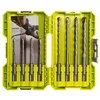 Image de RYOBI - Coffret 8 Forets Béton SDS+ - RAK08SDS2 - Perçage Maçonnerie, Pierre, Brique, Compatibles Perforateurs Toutes Marques