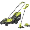 Image de Tondeuse sans fil + coupe-bordure RYOBI One+ RLM18X33B40 18V l.33cm 1 batterie 4 Ah et chargeur inclus