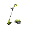 Image de RYOBI - Coupe-bordures 18V - Ø coupe 25-30 cm - Ø fil 1 x 16 mm - tube télescopique - batterie 50 Ah & chargeur - RLT183250F