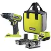 Image de Perceuse-visseuse à percussion RYOBI R18PD2-242S 18V ONE+  avec 1x2Ah et 1x4Ah