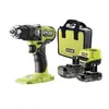 Image de RYOBI - Perceuse-visseuse à percussion BRUSHLESS 18V ONE+ 54 Nm - 2 batteries 4 & 2 Ah chargeur & sac de transport - RPD18BL1-2C42S
