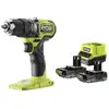 Image de Perceuse-visseuse à percussion RYOBI RPD18BL-2C20S Brushless 18V ONE+ avec 2x2Ah et chargeur