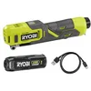 Image de Gonfleur RYOBI 4V USB Lithium - 6,9 Bars - 1 Batterie 2,0Ah - RI4-120G