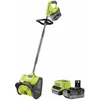Image de RYOBI - Fraise à Neige sans Fil 18V One+ RY18ST25A-140   1 Batterie 4Ah - Largeur de Déblaiement 25cm, Poignée Repliable, Compacte et Légère   Neige Fraîche, Allées, Terrasse,