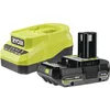 Image de RYOBI Kit batterie 2Ah + chargeur 18V ONE+ - RC18120A-120C