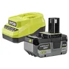 Image de Pack Batterie RYOBI 18V One+ 4,0Ah LithiumPlus - 1 Chargeur Rapide 2.0Ah RC18120A-140X