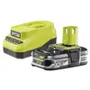 Image de Pack énergie RYOBI RC18120A-125 chargeur 18V 2A + Batterie Lithium+ 2,5Ah ONE+ 