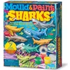 Image de 4M Moule et peinture - requins, multicolore