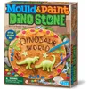Image de 4M Moule et peinture en pierre de dinosaure, pour faire une pierre de dinosaure unique, décorer et peindre, kit d'art et d'artisanat pour garçons et filles à partir de 5 ans