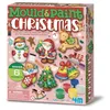Image de 4M 4808 Modèles et Peindre les Personnages de Noël Kit Créatif, Créer avec Craie et Peindre Aimants Réfrigérateur Magie de Noël, Multicolore, 5-12 Ans