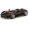 Image de Bburago Ferrari Monza SP1 : modèle de Voiture à l'échelle 1:24, série Ferrari Race & Play, Porte Mobile, Noir/Rouge (18-26027BK)
