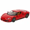 Image de Bburago - Ferrari 296 GTB R&P - Maquette réaliste de Voiture à l'échelle 1:18, Licence Officielle Ferrari, âge recommandé 3+ Ans