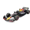 Image de BBurago - Formule 1 - RedBull de 2023 - avec Casque - #1 Verstappen - Voiture de Course Miniature à l'échelle 1:18 - Jouet pour Enfant - à Collectionner à partir de 14 Ans